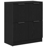 Sideboard Black Oak 60 x 30 x 70 cm Engineered Wood 862739