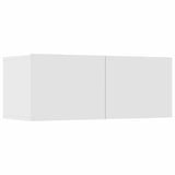 8 Piece TV Cabinet Set White Engineered Wood 3114230