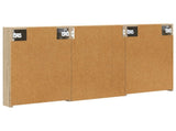 Bathroom Cabinet Set 3 pcs 120 x 10.5 x 60.5 cm Engineered wood 3403730