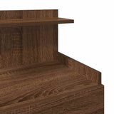Bedside Cabinets 2 pcs with 2 Drawers Brown Oak 40x36.5x62 cm 858645