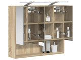 Bathroom Mirror Cabinet Sonoma Oak 60 x 14.5 x 70 cm 889193