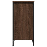 Shoe Cabinet Brown Oak 80x38x78 cm Engineered Wood 848653