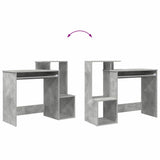 Desk Concrete Grey 106 x 41 x 88.5 cm Engineered Wood 869469