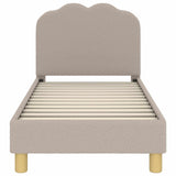 Toddler Bed Frame with Headboard Light Grey 70 x 140 cm 42010966