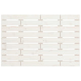 Wall Headboard White 96x3x63 cm Solid Wood Pine 824724