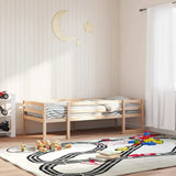 Kids' Bed Frame without Mattress 75x190 cm Small Single Solid Wood Pine 846870