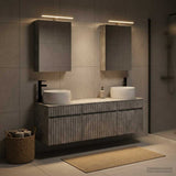 Bathroom Cabinet Set 5 pcs Concrete Grey Engineered Wood 3406634