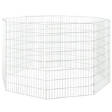 Free Range Animal Enclosure 8-Panel 54x80 cm Galvanised Iron 171578