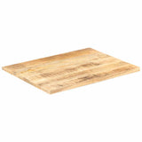 Table Top Solid Mango Wood 25-27 mm 90x70 cm 286029