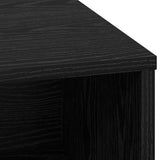 LED Sideboard Black Oak 71 x 34.5 x 75 cm Engineered Wood 869651