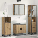 Bathroom Furniture Set 3 pcs Artisan Oak Engineered Wood 3402327
