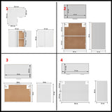 11 Piece Kitchen Cabinet Set Lyon White Engineered Wood 3067663