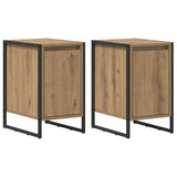 Bedside Table 2 pcs Artisian Oak 39.5 x 30 x 50 cm 886653