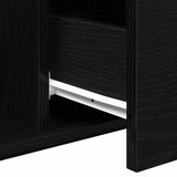 Coffee Table Black Oak 90 x 50 x 36.5 cm Engineered Wood 862964