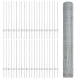 Welded Wire Fence 100 x 1 m Hot-Dip Galvanised Steel 3337071