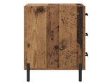 Bedside Cabinet Old Wood 40 x 40 x 66 cm Engineered Wood 882125