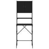 Washing Machine Cabinet Black 68x48.5x194 cm 838973