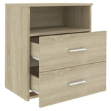 ZNTS Bed Cabinet Sonoma Oak 50x32x60 cm 803278