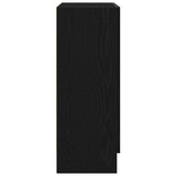 Book Cabinet Black Oak 82.5 x 30.5 x 80 cm Engineered Wood 862518