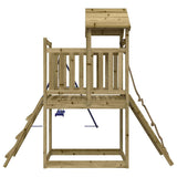 Outdoor Playset Natural wood Vacuum pressure treated pinewood Large 3155872