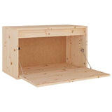 Wall Cabinet 60x30x35 cm Solid Pinewood 813445