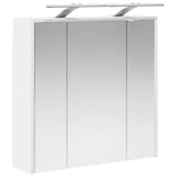 Bathroom Mirror Cabinet White 63.5 x 16 x 62.5 cm 889159