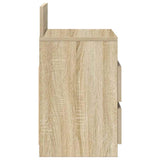 Bedside Cabinet with 2 Drawers Sonoma Oak 40x33x60 cm 858564