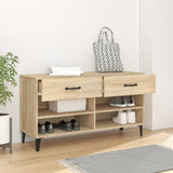 Shoe Cabinet Sonoma Oak 102x35x55 cm Engineered Wood 812828