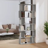Book Cabinet/Room Divider Grey Sonoma 80x24x192 cm Engineered Wood 816060
