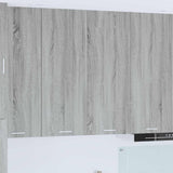 Hanging Cabinet Grey Sonoma 80 x 31 x 100 cm Engineered Wood 884367