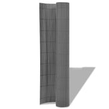 Garden Fence Grey 150 x 300 cm PVC 43636