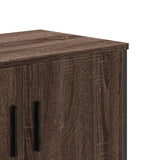 TV Cabinet Brown Oak 122x34x41 cm Engineered Wood 848588