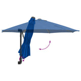 Garden Parasol Azurblau 248 x 248 x 148 cm Polyester and Steel 42003234