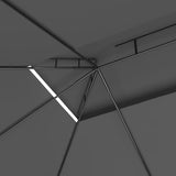 Gazebo 4x3x2.7 m Anthracite 160 g/m 313917