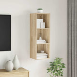 Wall-mounted TV Cabinet Sonoma Oak 37x37x107 cm Engineered Wood 805483
