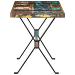 ZNTS Dining Table 120x60x76 cm Solid Reclaimed Wood 321605