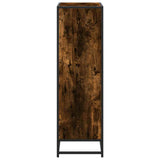 Book Cabinet Smoked Oak 65.5x33x107.5 cm Engineered Wood 849161