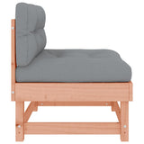 Middle Sofa with Cushions Solid Wood Douglas 825434