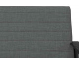 Armchair Dark Grey 59 x 75 x 78 cm Fabric 42017671