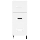 Highboard White 34,5x34x180 cm Engineered Wood 3200209