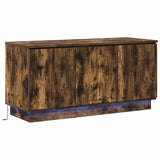 TV Cabinet Smoked Oak 100 x 38 x 49 cm Engineered Wood 869670