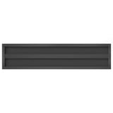 Wall Shelves 2 pcs 100x23.5 cm Black Stainless Steel 30289