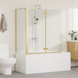Shower Enclosure Gold 120 x 68 x 130 cm ESG Glass and Aluminium 42018538