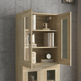 Hanging Wall Cabinet Sonoma Oak 69.5x34x90 cm 812288