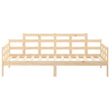 Day Bed without Mattress Solid Wood Pine 90x190 cm Single 820337