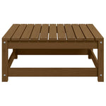 Garden Footstool 70x70x30 cm Honey Brown Solid Wood Pine 805673