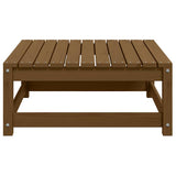 Garden Footstool 70x70x30 cm Honey Brown Solid Wood Pine 805673