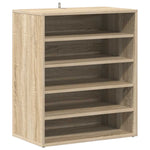 Shoe Cabinet Sonoma Oak 60x35x70 cm Engineered Wood 808939