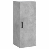 Highboard Concrete Grey 34.5x34x180 cm Engineered Wood 3199045