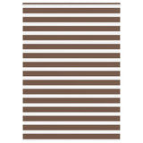 Zebra Blind Brown 155x230 cm Fabric Width 150.9 cm Polyester 4014402